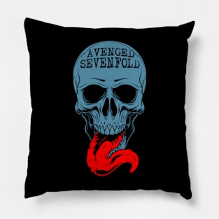 avenged zombie skull Pillow