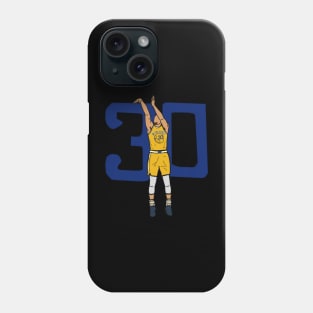 Steph Curry 30 - NBA Golden State Warriors Phone Case