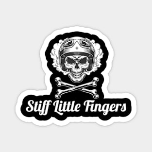 Stiff Little Fingers / Vintage Skull Style Magnet