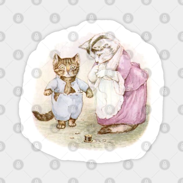 Tom Kitten, Beatrix Potter Magnet by tfortwo