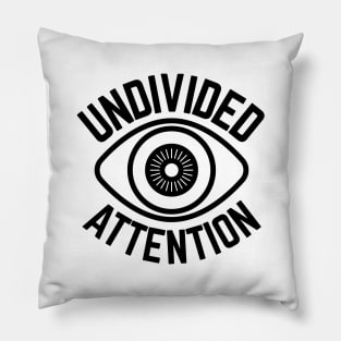 The Office – Undivided Attention Black Pillow