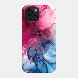 Scarlet Mist - Abstract Alcohol Ink Art Phone Case