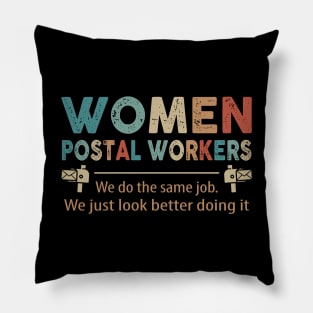 Women Postal Workers Pillow