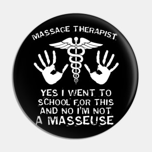 Massage Therapist Pin