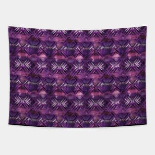 Purple Trendy Pattern V3 Tapestry