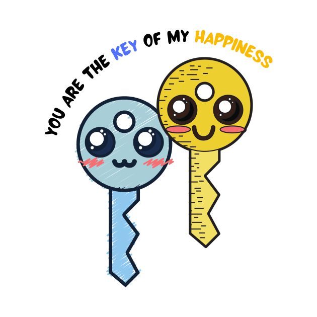 You Are The Key Of My Happiness by Creativity Haven