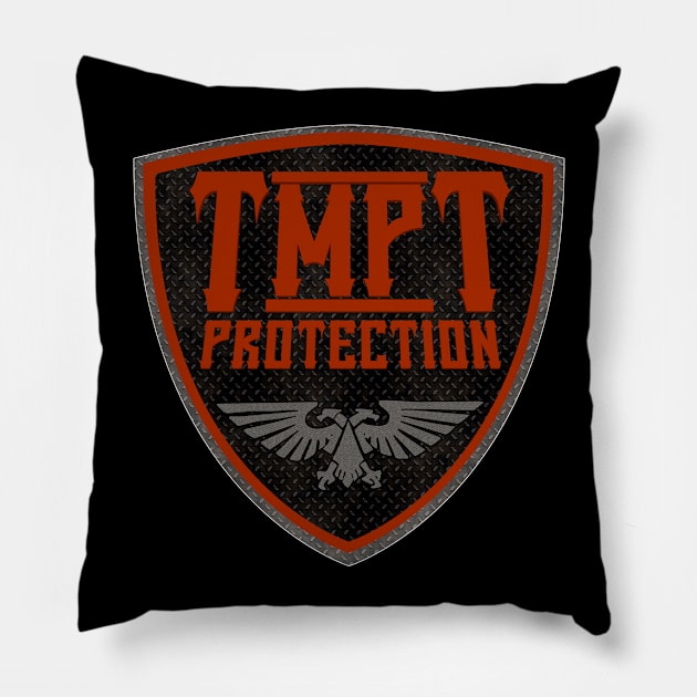 TMPT PROTECTION Pillow by TankByDesign