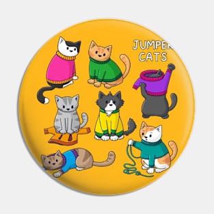 Jumper Cats Pin