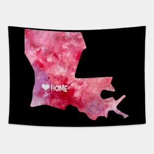 louisiana state map watercolor Watercolour Baton Rouge Tapestry