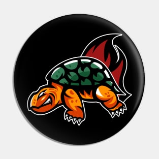 Angry Turtle Pin