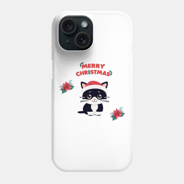 cat christmas Phone Case by Cat Lover Store