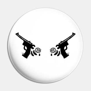 Violence & Roses Pin