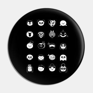 Black & White: Spotters Guide Pin