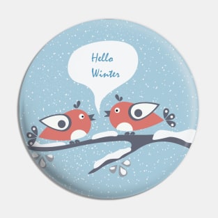 Hello Winter Pin