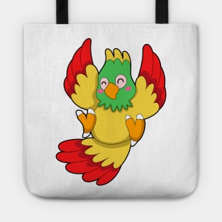 Parrot with green Head Tote