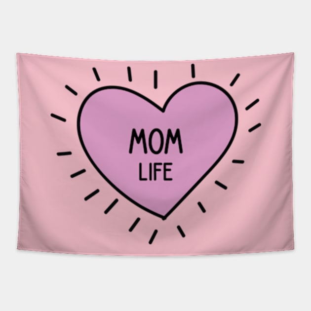 Mom Life Tapestry by Emma Creation