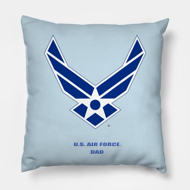 U.S. Air Force  DAD Pillow by robophoto