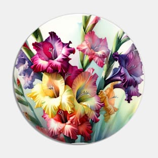 Vibrant Transvaal daisy Decor - Watercolor Flower Pin