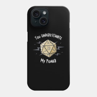 You Underestimate My Power - meme crossover Phone Case