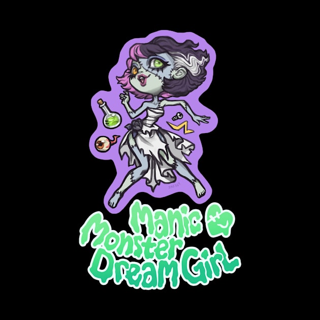 Manic Monster Dream Girl - Green Variant by Zae369