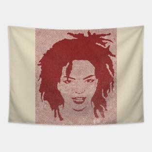 Lauryn Hill Halftone Tapestry