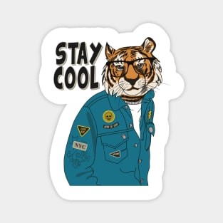 Stay cool Tiger Magnet