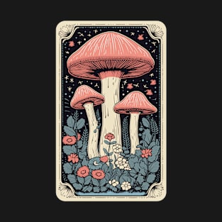 Pastel Mushroom Tarot Card T-Shirt