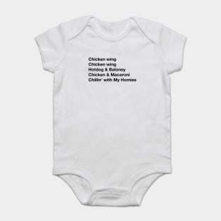 Funny Viral Chicken Wing Song Meme Baby Long Sleeve Bodysuit