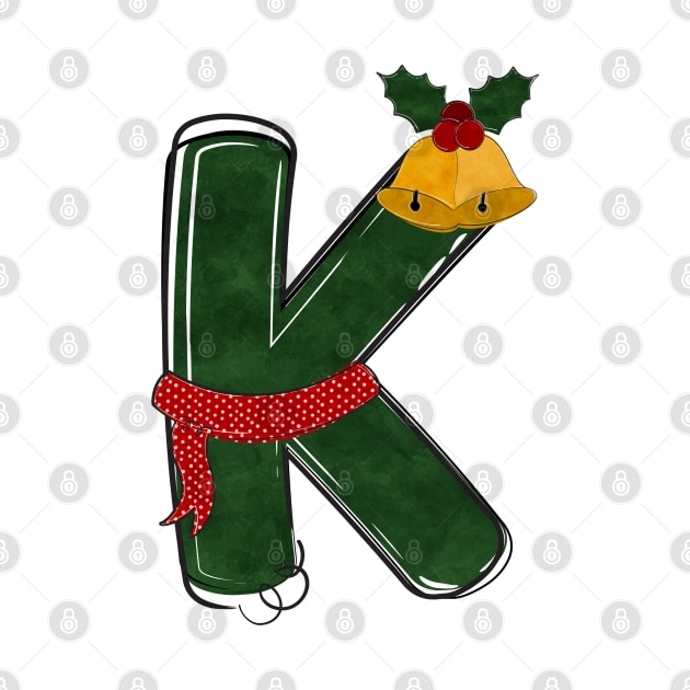 Letter K - Christmas Letter by Pop Cult Store