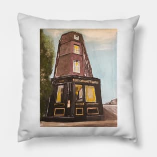 Edinburgh, Pub on the Corner Pillow