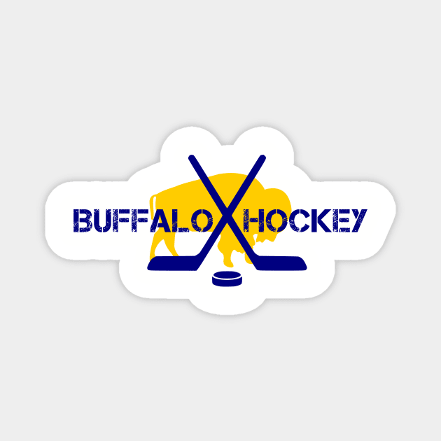 Buffalo Hockey Sabres Mafia Magnet by LaurenElin