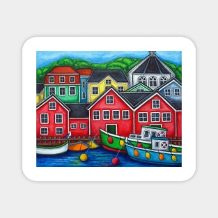 Colours of Lunenburg, Nova Scotia Magnet