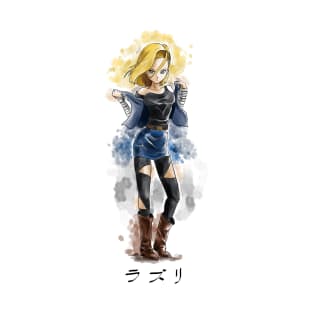 Android 18 Watercolor T-Shirt