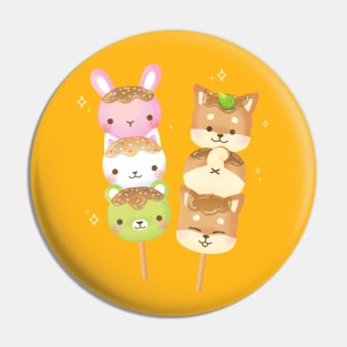 Cutie Mochi Dango Balls Pin