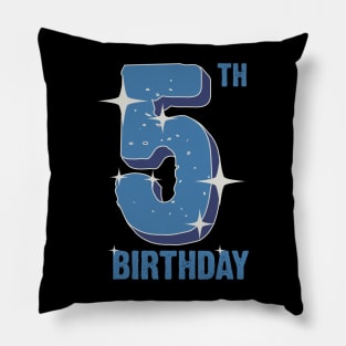 5th birthday for boys Pillow