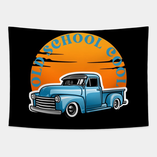 Vintage Haul '50s Truck. Tapestry by Stupid Coffee Designs