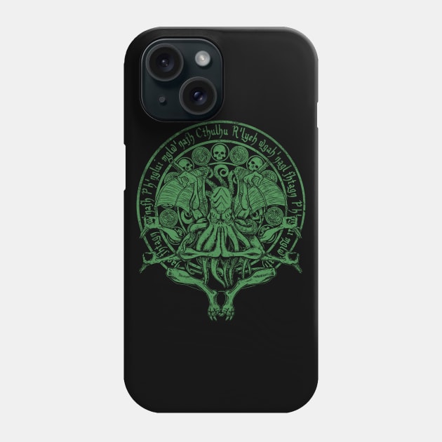 The Idol - Cthulhu Green Variant Phone Case by APSketches