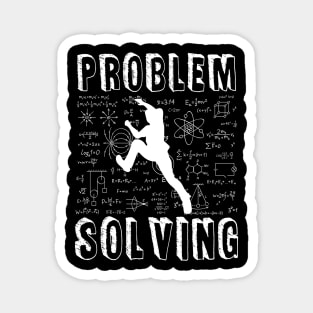 Problem Solving School Rock Climbing Climber Magnet