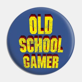 Old School Gamer Pin