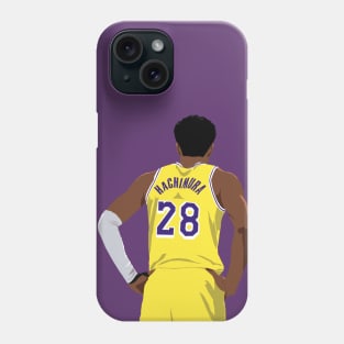 Rui Hachimura Back-To (LA) Phone Case