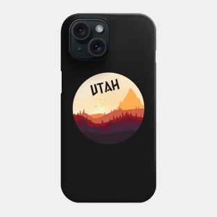 Utah skiing - Utah Camping Phone Case