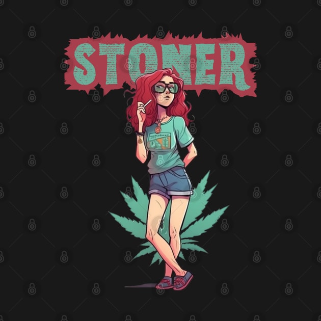 Stoner Chick 420 by FrogandFog