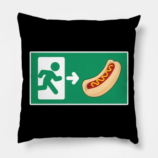 Hot Dog Day Exit Pillow