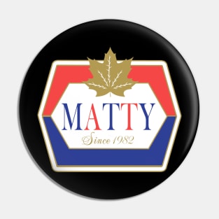 Matty Chef Canada Matheson logo Pin