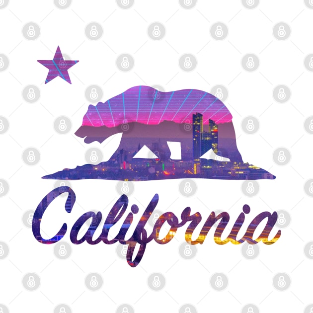California Los Angeles State Flag by DeadBeatElite