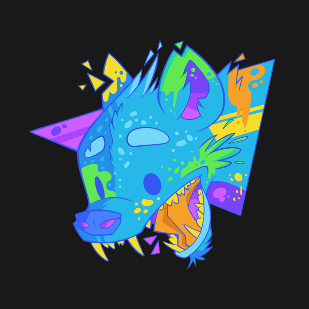 Neon Hyena by jzanderk