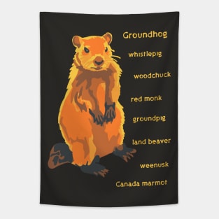 A Groundhog By Any Other Name Tapestry