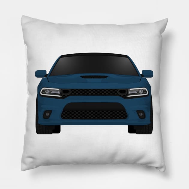 Charger Scat Frostbite + black roof Pillow by VENZ0LIC