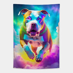 Pit Bull Heaven Tapestry