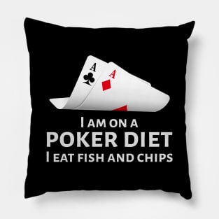 Funny No Limit Texas Holdem Poker Player Gift - Poker Diet Pillow